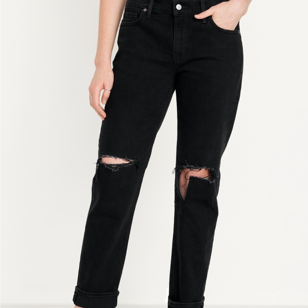 Old Navy mid rise Boyfriend Jean sz 6